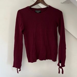 Maroon Merino Wool Sweater